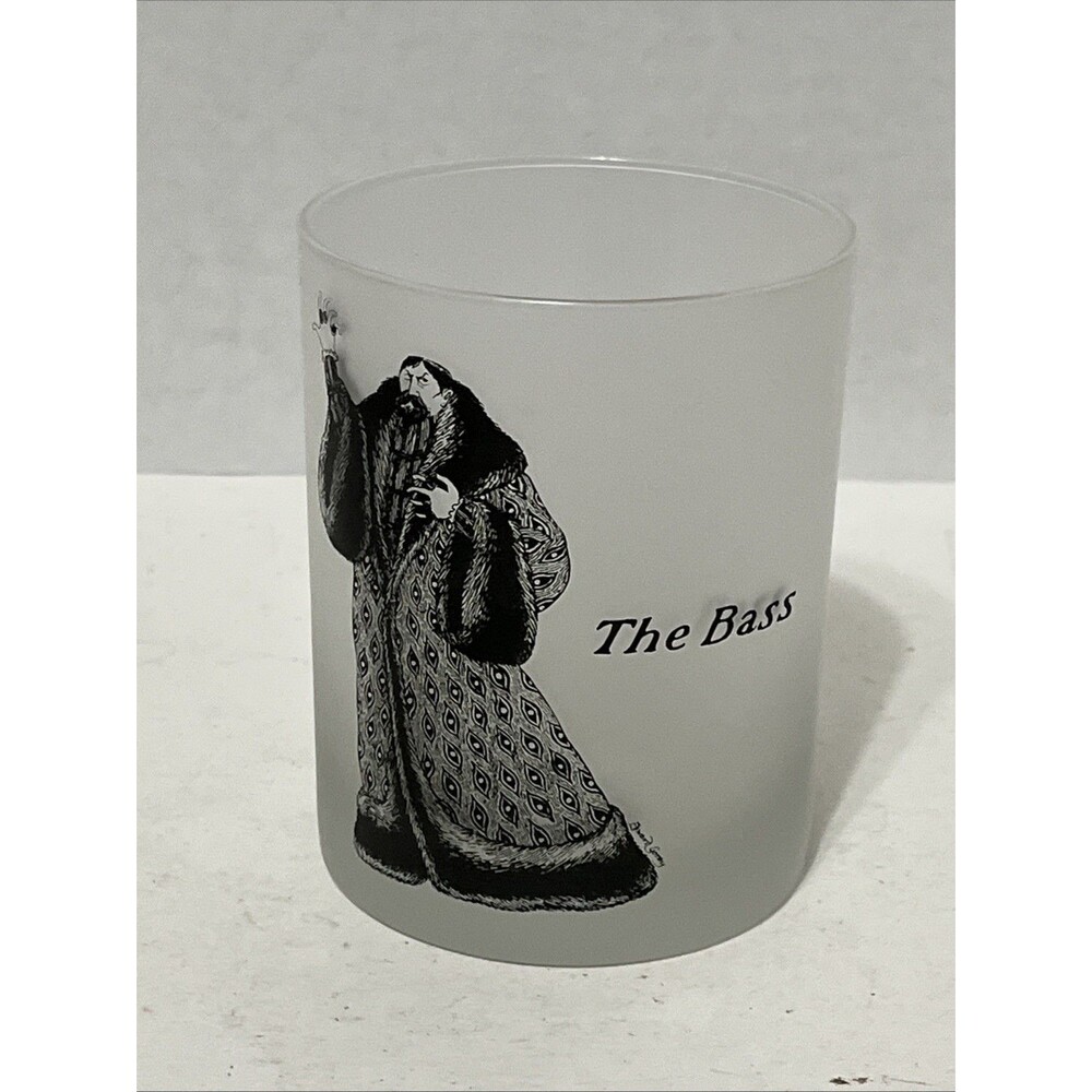 EDWARD GOREY ROCKS GLASS METROPOLITAN OPERA THE BASS SCENE RARE HTF